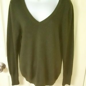 Gap cashmere blend large sweater army green